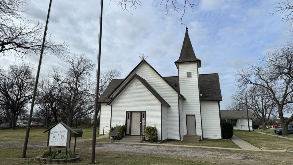Webb Masonic Lodge #1454 building in Arlington, Texas